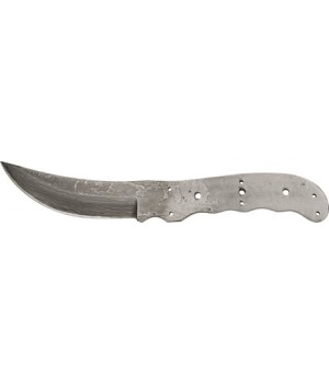 Knife Blade Damascus Upswept Skinner