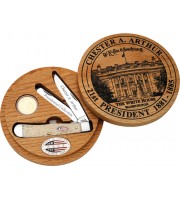 Case Chester A. Arthur 21st President Trapper