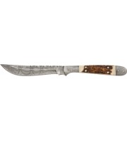 Damascus Navaja Hunter