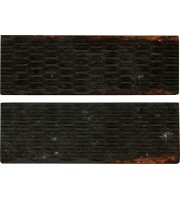 Misc Knife Scales Amber jigged bone