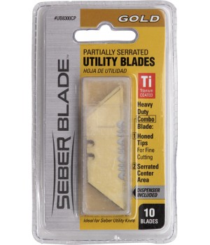 Seber Utility Knife Ten Pack 
Gold Series Replacement Blades
