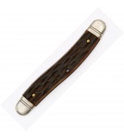 Schrade Handle Material Brown 
Single