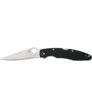 Spyderco Police Model Serrated  
Blade
