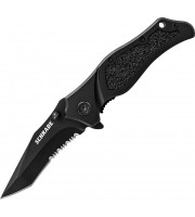 Schrade Black Recurve Tanto 
Linerlock