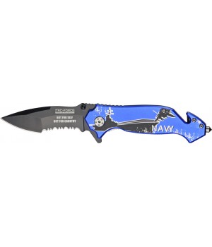 Tac Force Speedster Rescue 
Linerlock Navy