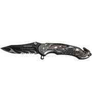 Tac Force Flaming Skull 
Speed Assisted Rescue Linerlock