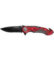 Tac Force Flaming Skull 
Speed Assisted Rescue Linerlock