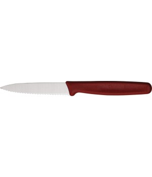 Victorinox Red Serrated Paring 
Knife