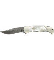 Boker Damascus Lockback Pearl