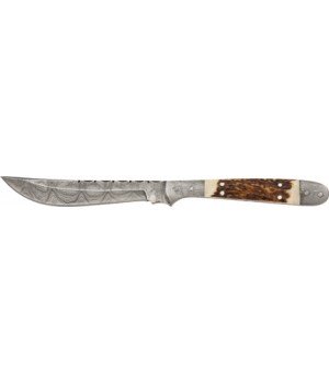 Damascus Navaja Hunter
