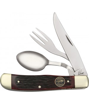 Frost Camp Knife Red Pick Bone