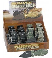 Humvee 12 Pack Mini Grenade Knives