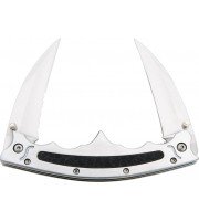 Misc Double Linerlock Silver