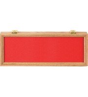 Misc Oak And Glass Display Case measures