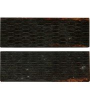 Misc Knife Scales Amber jigged bone