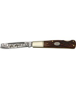 Marbles Razor Lockback