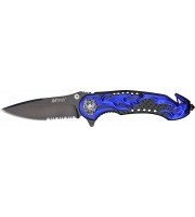 Mtech Flaming Skull rescue linerlock