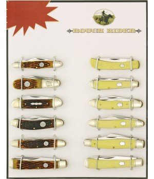 Rough Rider Twelve Piece Pocket Knife Set