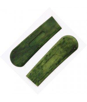Schrade Handle Material Green 
Pair