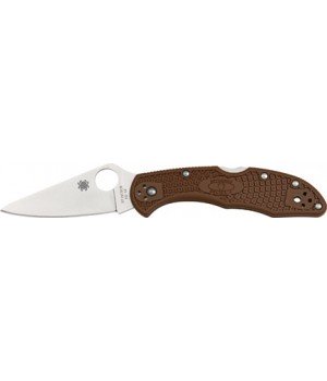 Spyderco Delica Brown  
handles