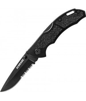 Schrade Black Drop Point 
Lockback