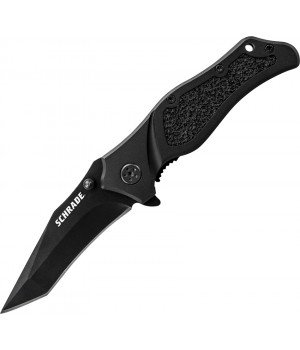 Schrade Black Recurve Tanto 
Linerlock
