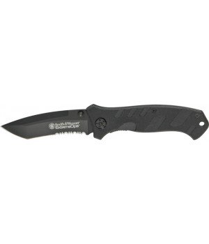 S&W G10 Black Part Serrated