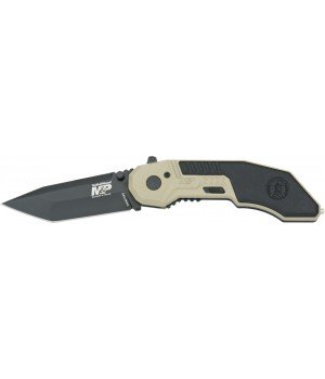 S&W M&P (Military & Police) 
Linerlock. Standard edge blade