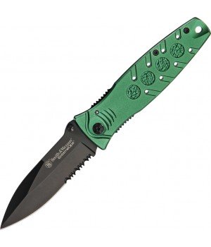 S&W Linerlock. Green
