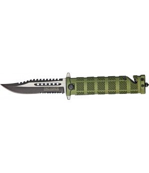 Tac Force Knurled Rescue Linerlock