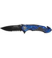 Tac Force Flaming Skull 
Speed Assisted Rescue Linerlock