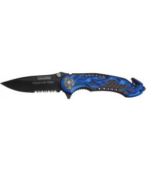 Tac Force Flaming Skull 
Speed Assisted Rescue Linerlock