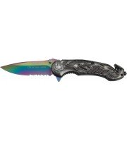 Tac Force Flaming Skull 
Speed Assisted Rescue Linerlock