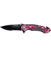 Tac Force Flaming Skull 
Speed Assisted Rescue Linerlock