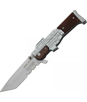 Tac Force A/O Speedster Gun 
Shaped Linerlock